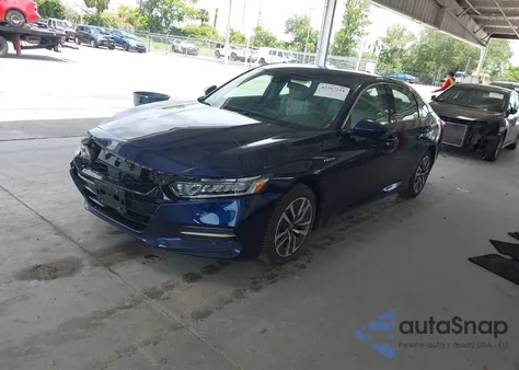 2019 Honda Accord Hybrid z USA, uszkodzony, nr VIN 1HGCV3F1XKA007293